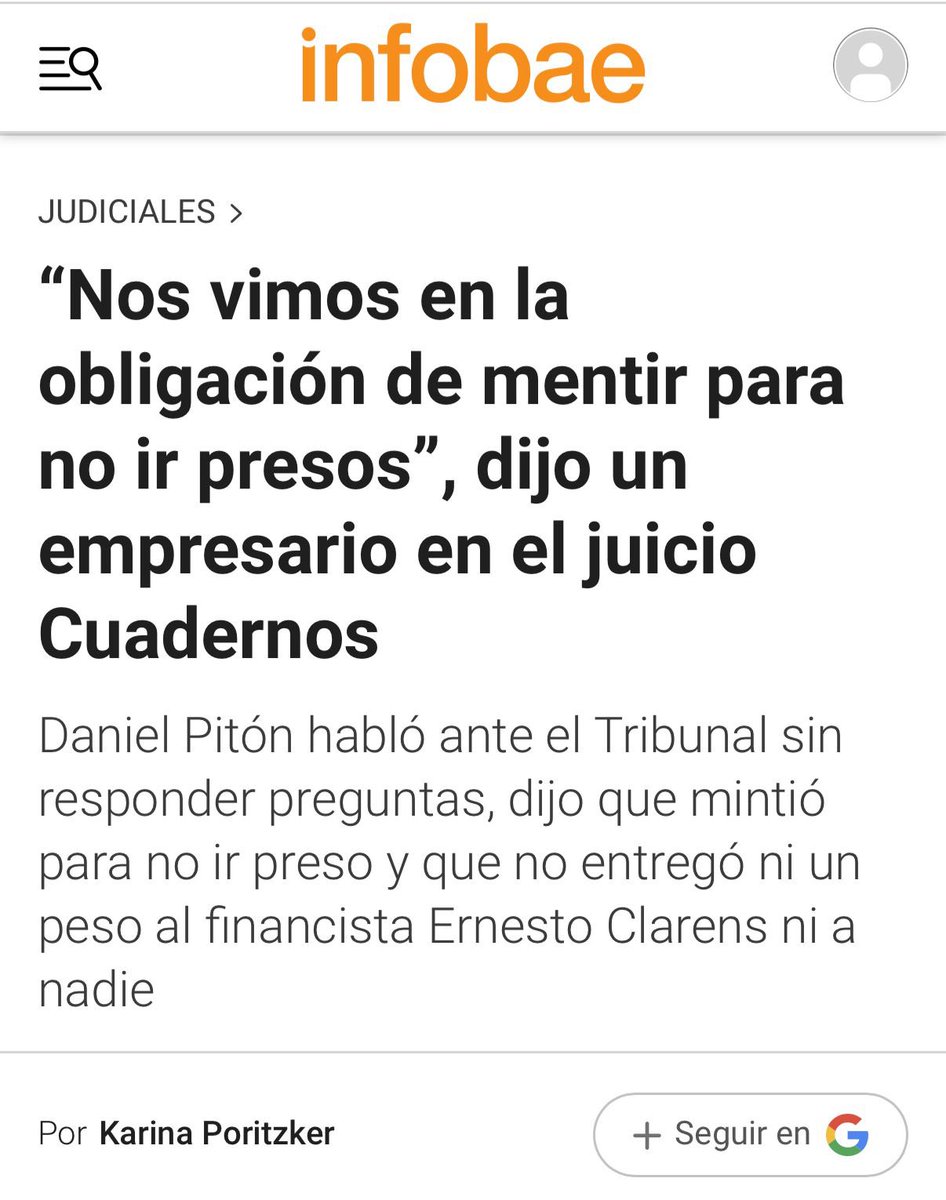 ¿A alguien le puede quedar alguna duda de las mentiras y los aprietes de esta causa?
Cada día está más claro: Cristina es inocente, Cristina está detenida injustamente por una embestida del Poder Judicial en una causa nefasta plagada de puras irregularidades.