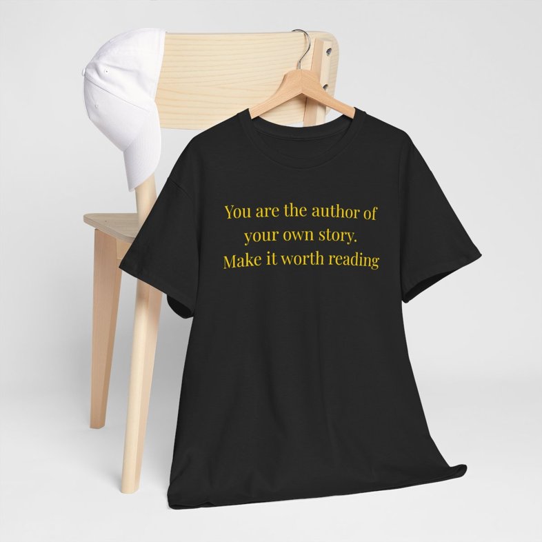 uisp_dsin's tweet photo. Be the Author of Your Life Story  - Unisex Heavy Cotton T-shirt https://t.co/oalk4S7BFK https://t.co/DW8xYXbrxh