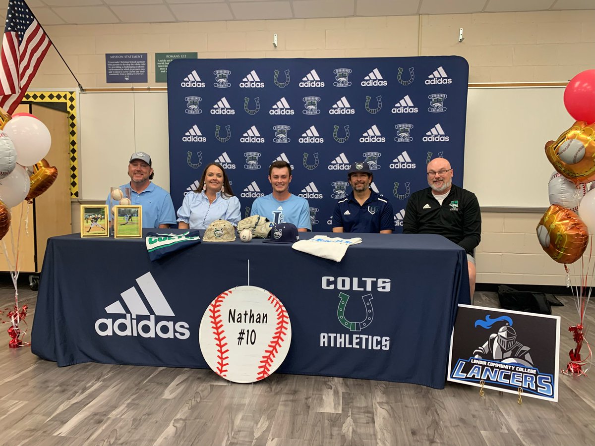 CCS_Colts's tweet photo. IT’S A GREAT DAY TO BE A COLT!!! Nathan McDaniel commits to Lenoir CC! So proud of you and your hard work!!! #COLTure 🙌 https://t.co/chsfBDIeax