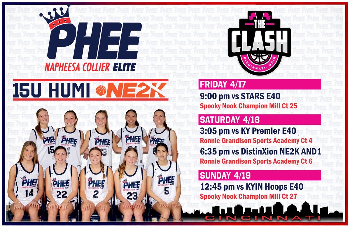 EmmaSalviccio's tweet photo. My schedule for this weekend! Can’t wait to play! @PheeElite @Coach_Brent24 https://t.co/IshBhSVeuV