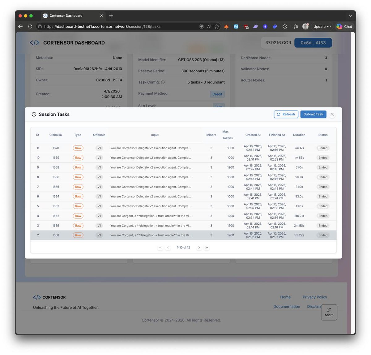 Cortensor tweet media