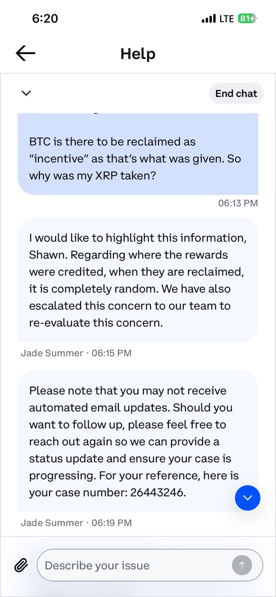 PhindingMyWay's tweet photo. Speaking of stealing…@coinbase out here stealing $XRP Agent
Gave an incentive in $BTC -didn’t meet requirements as bought more XRP and withdrew $$
Had the BTC in account still
They chose to steal my $XRP agent said they can “take whatever asset they want”
#boycottCoinbase https://t.co/VO4I0rnzyF