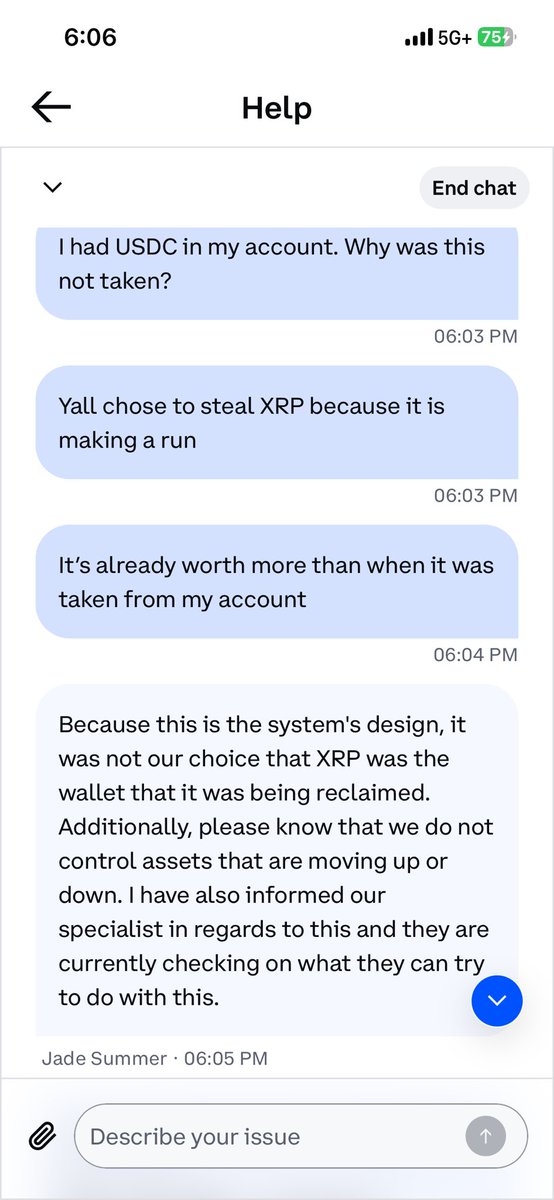 PhindingMyWay's tweet photo. Speaking of stealing…@coinbase out here stealing $XRP Agent
Gave an incentive in $BTC -didn’t meet requirements as bought more XRP and withdrew $$
Had the BTC in account still
They chose to steal my $XRP agent said they can “take whatever asset they want”
#boycottCoinbase https://t.co/VO4I0rnzyF