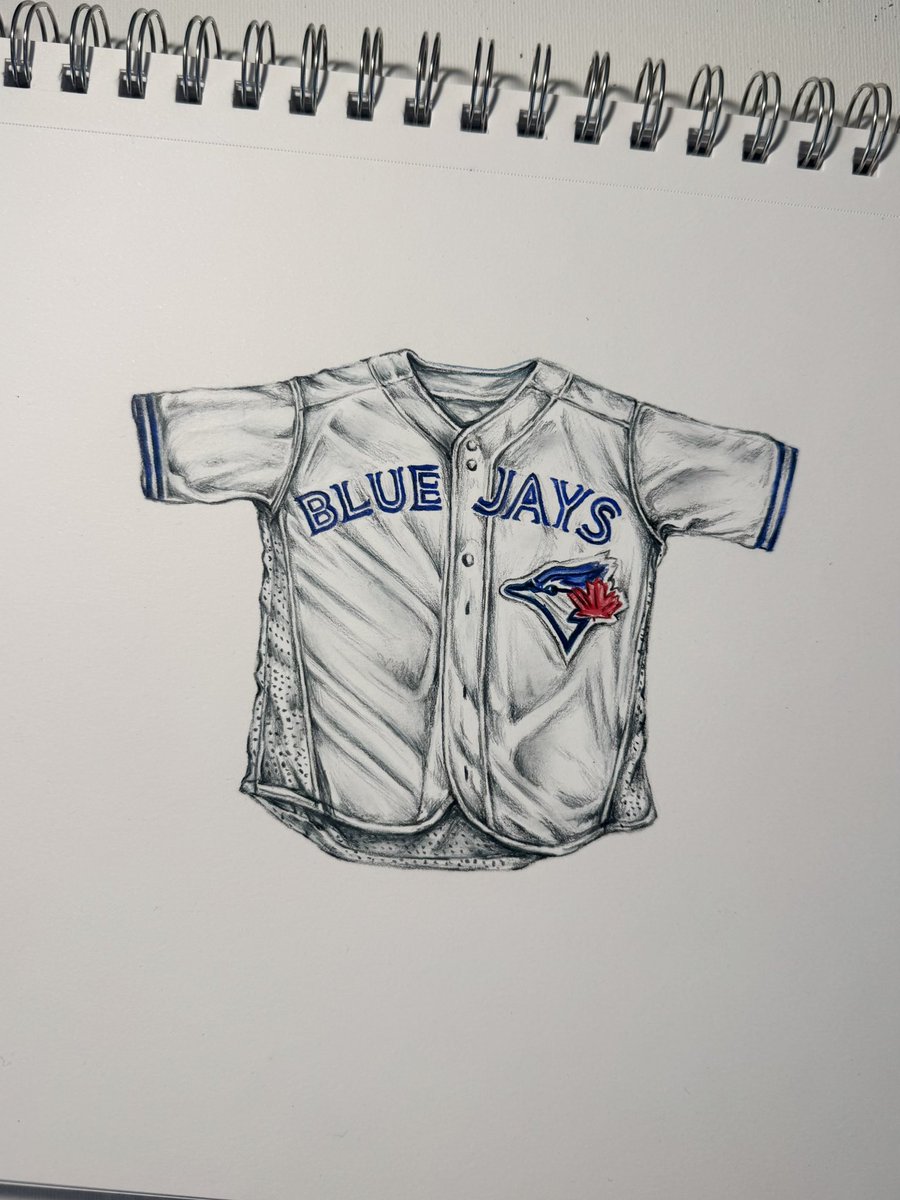 Teneal_22's tweet photo. ⚾️🥎🐦

Had this one in my mind to do since last season! 🙌🏼

Felt it was right to try another sports jersey! And of course thought the Blue Jays would be a good option! 🎨

Hopefully they can figure out how to start winning some games!

#bluejays #torontobluejays #art #drawing https://t.co/ik9CN4PTY6