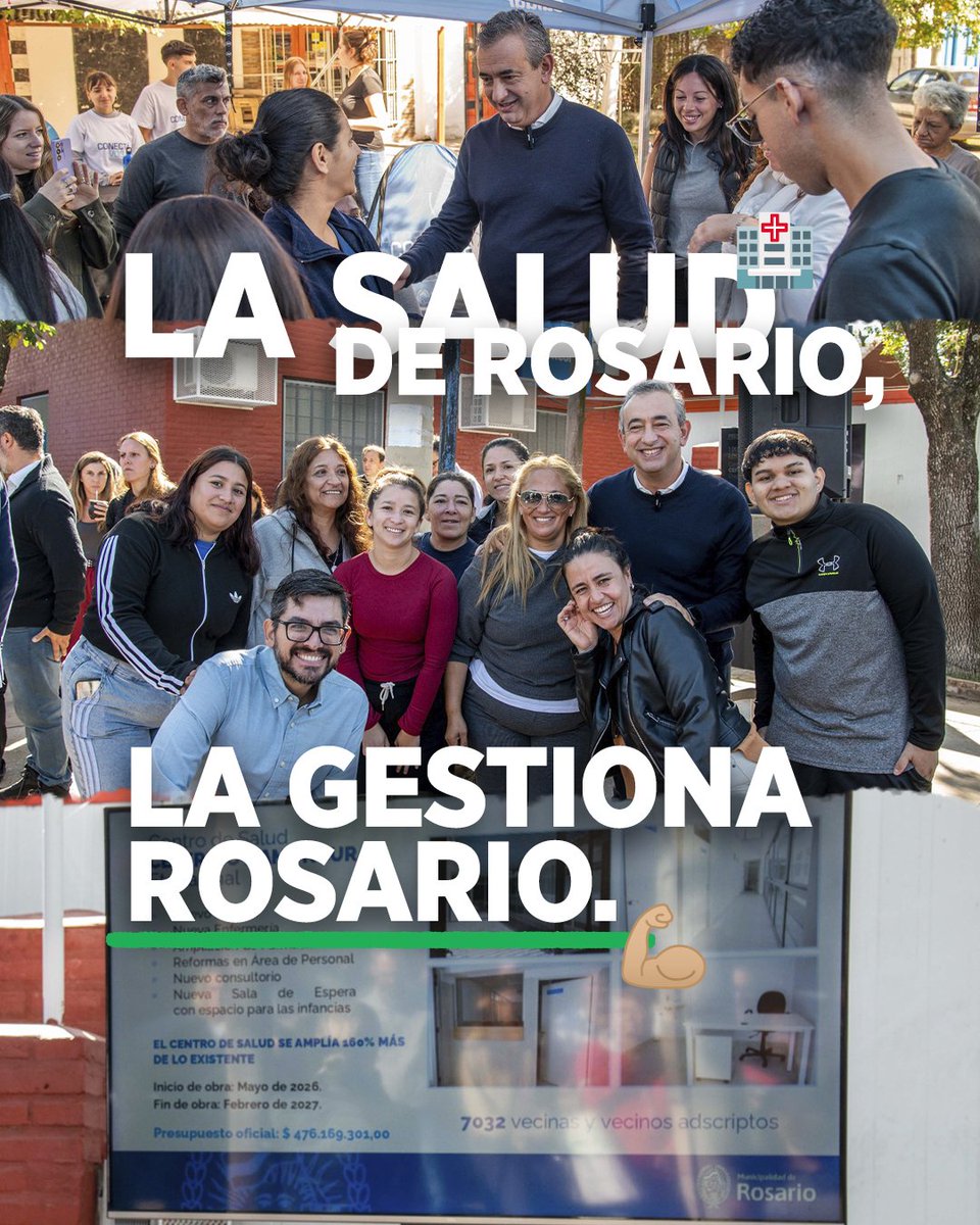 fabriziofiatti's tweet photo. LA SALUD PÚBLICA NO SE NEGOCIA❌

👉🏻50 centros de salud, el HECA, el CEMAR, 100 años de historia construyendo una red pública en toda la ciudad y un compromiso inquebrantable con los vecinos: Defender este legado y no permitir que nadie lo entregue. https://t.co/utzEHp6upv