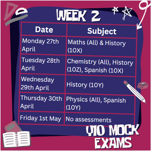 AstreaAcadSheff's tweet image. Y10 Mocks are starting next week! Make sure you're ready! Remember revising little and often is a great routine! #AASCommunity #revision