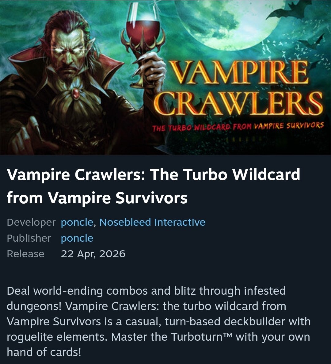 lynsan20VT's tweet photo. I woke up and saw this on Steam.

Now I need to play it. https://t.co/Z8ocf4G6Jw
