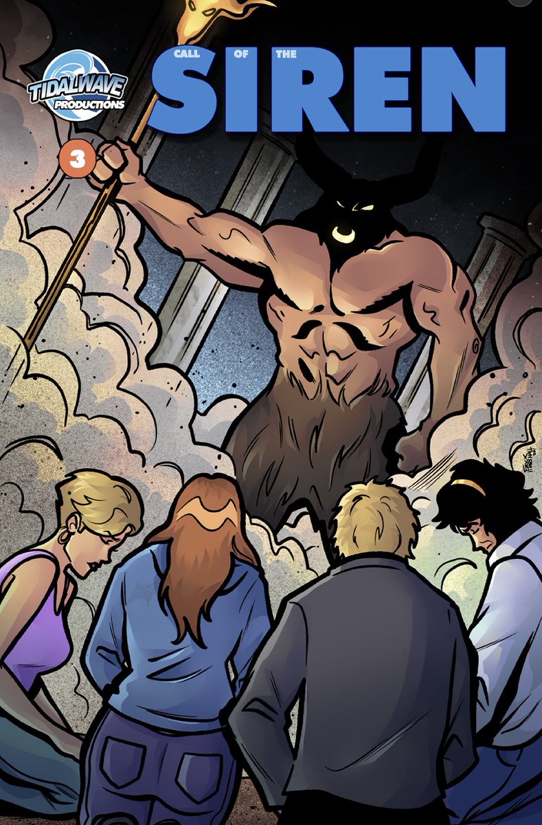 _erickmarshall_'s tweet photo. my upcoming project with #TidalwaveProductions is up for preorder on Amazon! Call of the Siren #3 is an action-packed, mystery-filled book. Will the kids escape from the minotaurs?… #callofthesiren #preview #makecomics
✒️Written by: Michael Frizell
🎨Illustrated by: me https://t.co/5lqFlhJEMo
