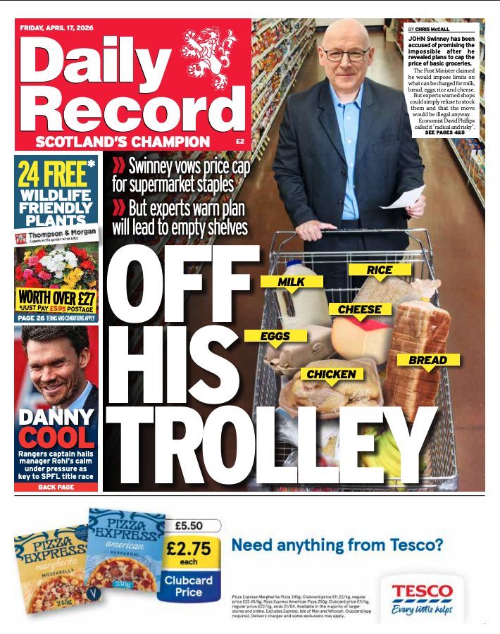 The Daily Record tweet media
