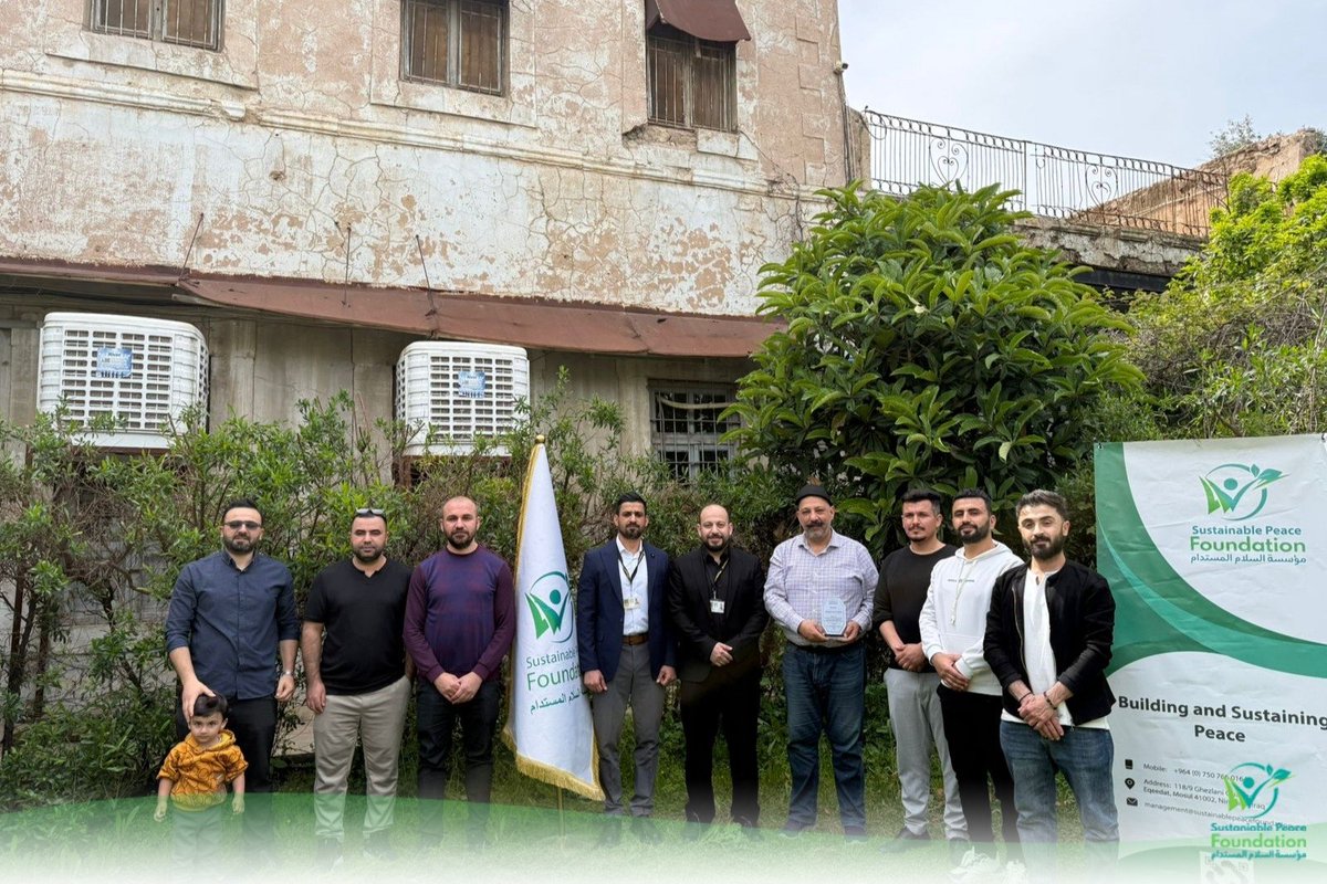 almstdam1's tweet image. The Sustainable Peace Foundation in Mosul welcomed a delegation from the International Rescue Committee (IRC) during a visit aimed at expressing appreciation for the constructive partnership and fruitful collaboration between… 
Read More:
facebook.com/share/p/1CfbaM…
#SPF