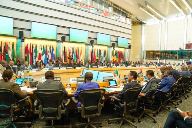 sntvnews1's tweet image. The Finance Minister @BihiEgeh delivered a keynote speech at the @WorldBank Africa Group 1 constituency meeting during the #SpringMeetings in #WashingtonDC on Thursday.

He emphasized the centrality of enhancing domestic revenue mobilization, strengthening public financial