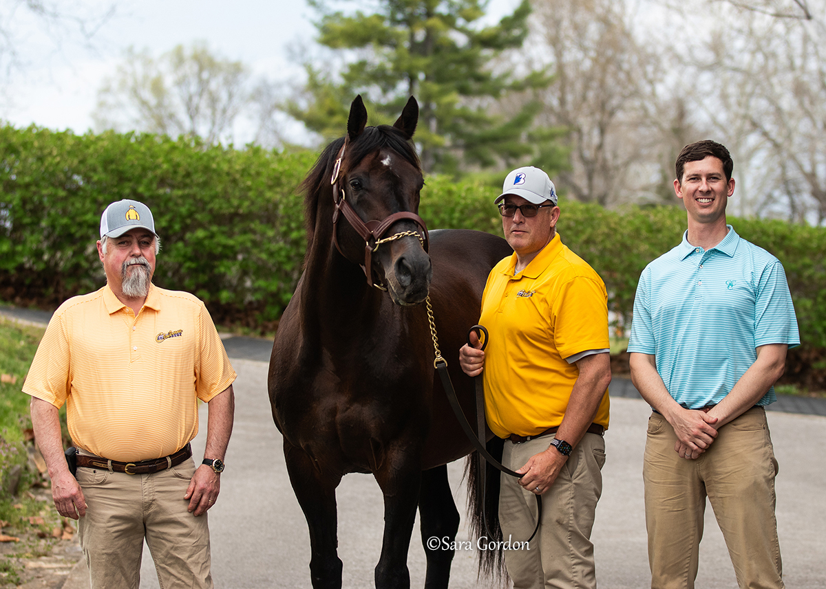 theTDN's tweet photo. The 'Hands on History' of BLAME 🌟 TDN is proud to introduce this new series, in collaboration with @BreedersCup, shining a spotlight on the people that have had a hand in the success of these memorable Breeders' Cup winners.

Charlie Oliver helped bring Blame into the world.
Kevin Lay has been the Blame's groom for 16 years.
Walker Hancock worked with Blame as a yearling.

All three followed him throughout his career, cheering every step of the way, and have remained steadfast supporters during his time as a stallion at stud.

It's hard to believe the 2010 GI Breeders' Cup Classic winner, who was crowned the 2010 Champion Older Horse, turned 20 this year. His official birthday is May 2.

Read more: https://t.co/7Yu7OFd9sb

Watch: https://t.co/SXTV1JGZ8h