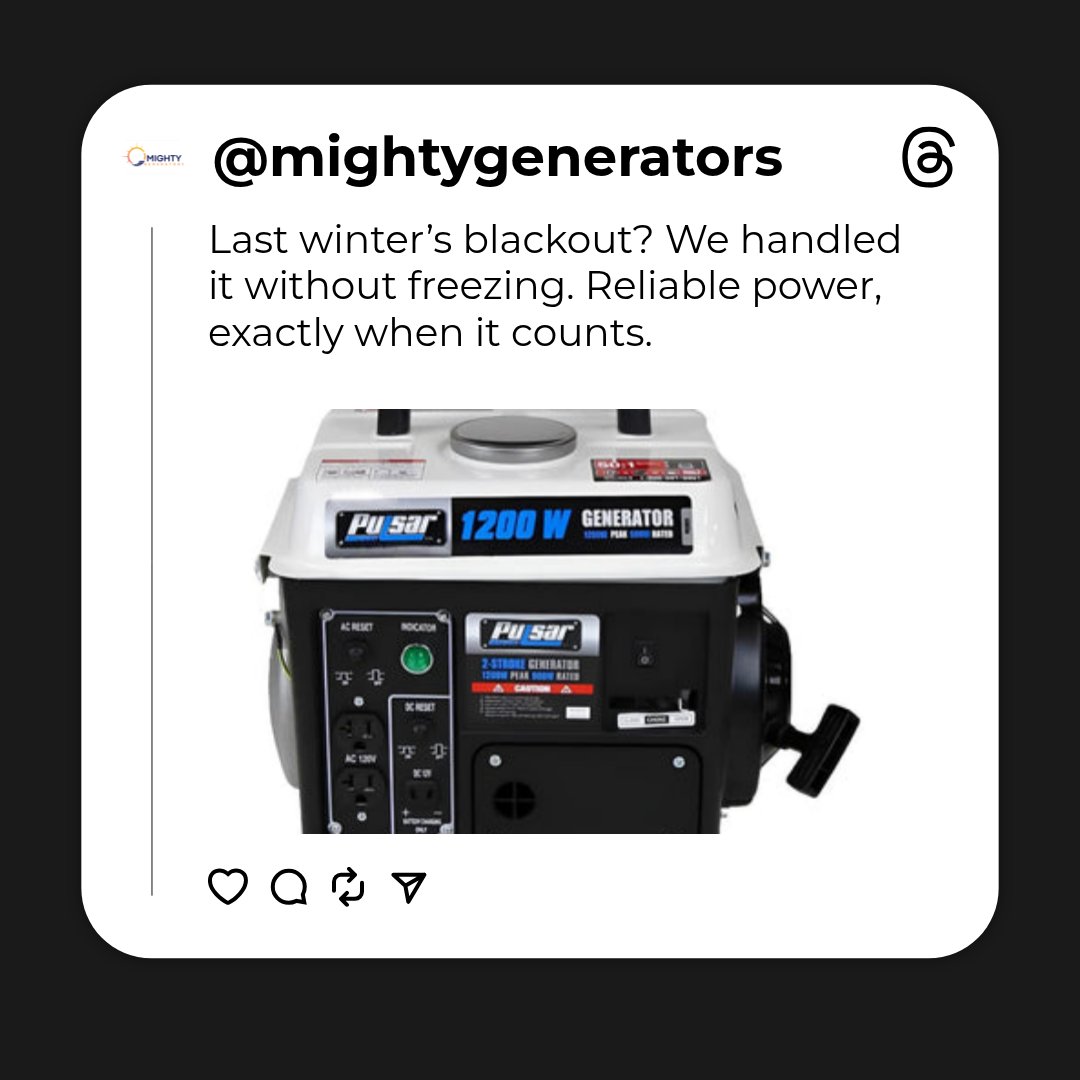 Mighty Generators tweet media
