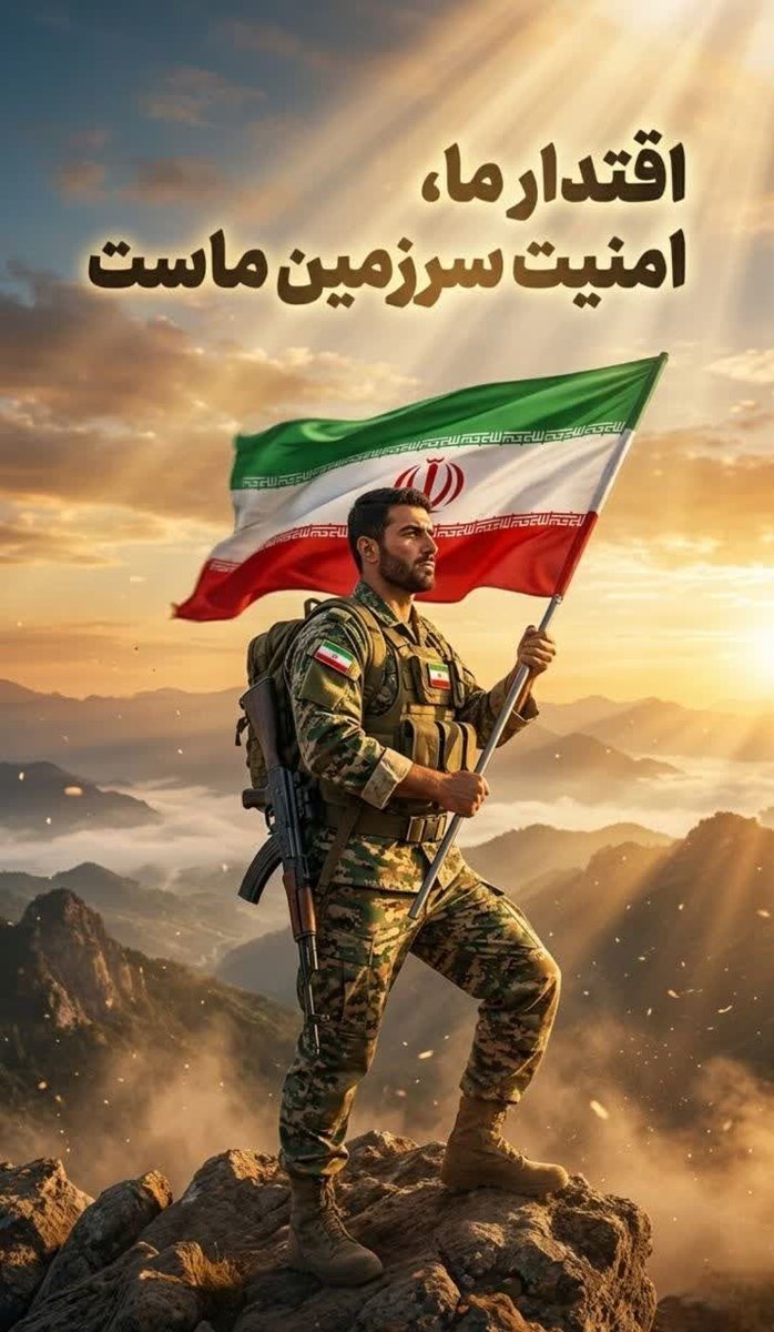 •❤️🇮🇷•

✌️در برابر همه دنیا ایستادیم و یه وجب از خاک کشور رو ندادیم

#آمریکا_شکست_خورد
#شکست_مفتضحانه