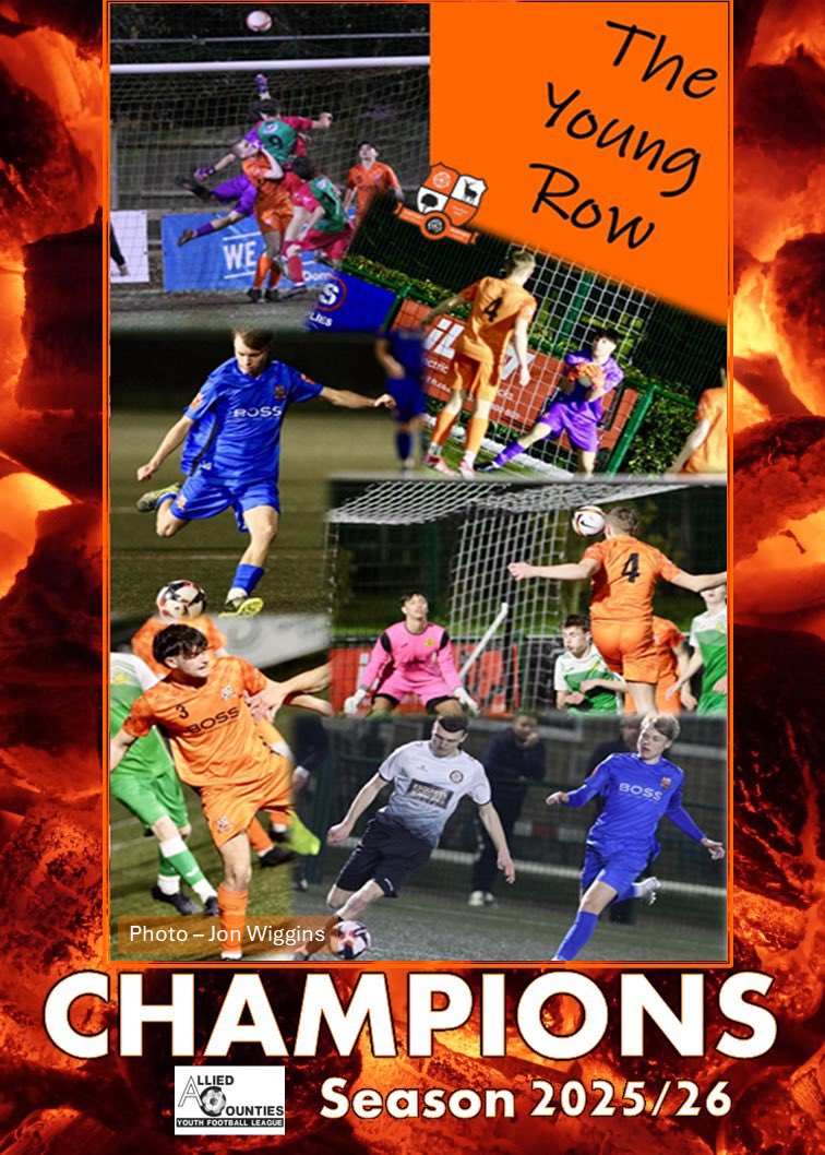 FT

<a href="/ACYFL_Official/">ACYFL_Official</a> West Div

<a href="/HartleyFC/">Hartley Wintney FC</a> U18 2️⃣
<a href="/westfield_fc/">Westfield FC</a> U18 0️⃣

THE YOUNG ROW ARE CHAMPIONS!!!

#UTYR🧡