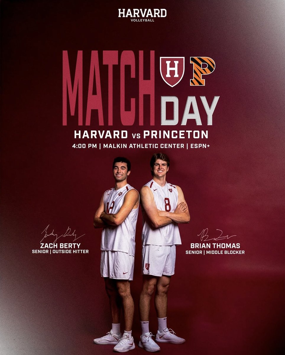 Harvard Men's Volleyball tweet media