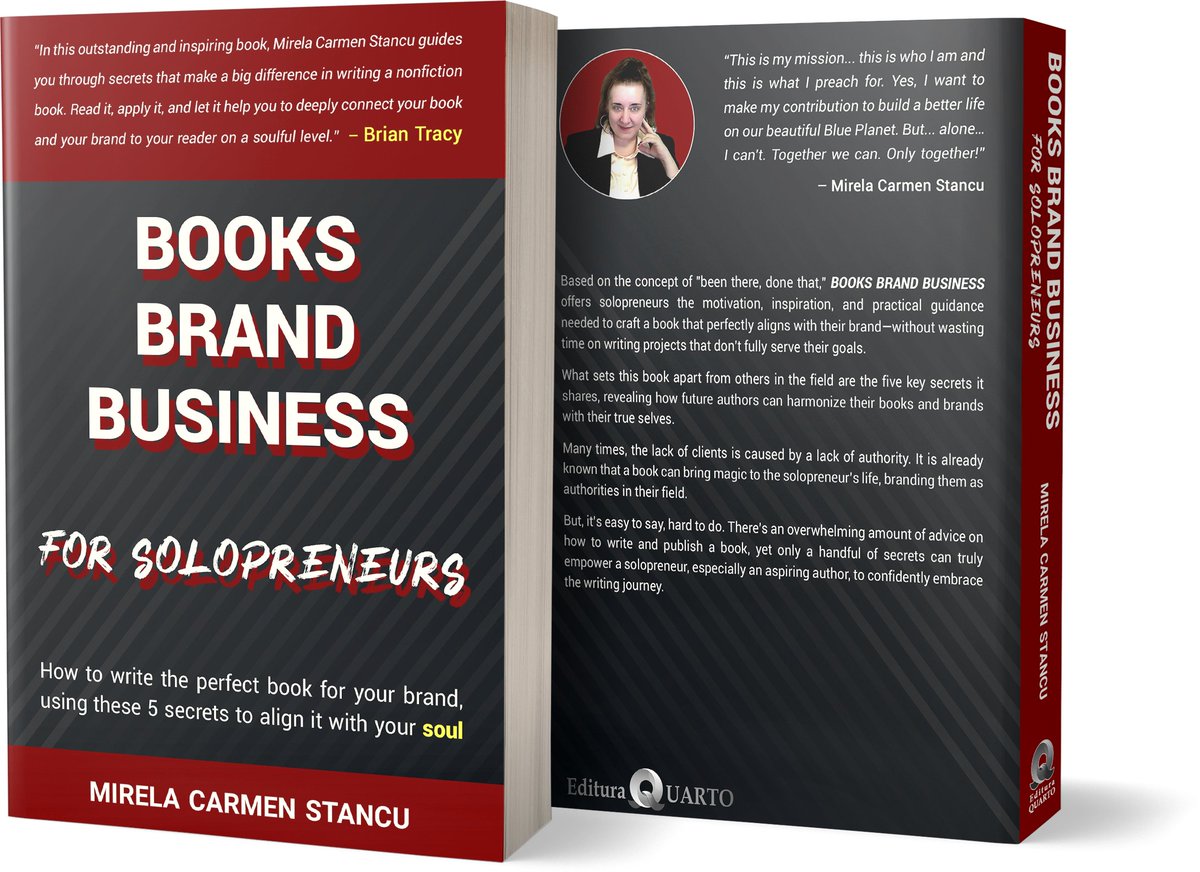 Writers_PIF's tweet image. According to Brian Tracy, "Books Brand Business for Solopreneurs" is not just a book-it’s a tool to align your brand with your readers’ desires.
amzn.to/40u4dSs

#authorstrategy #businessgrowth #nonfictionbooks #storytellingpower #writinggoals #briantracy