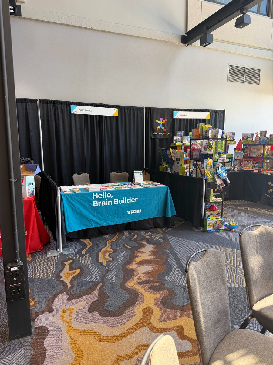 Parent_Possible's tweet photo. RMECC 2026 is in full swing and Parent Possible is here!

Find us in the main atrium to explore Vroom brain-building tips, grab resources, and connect with our team.

Swing by, say hello, and let’s talk about supporting families together! https://t.co/Yf5XpoPLc1