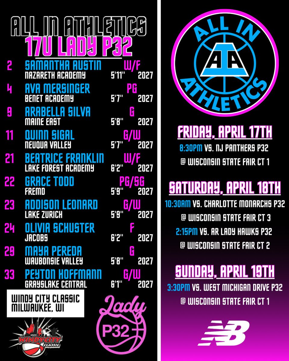 ALL IN Elite Girls Lady P32 tweet media