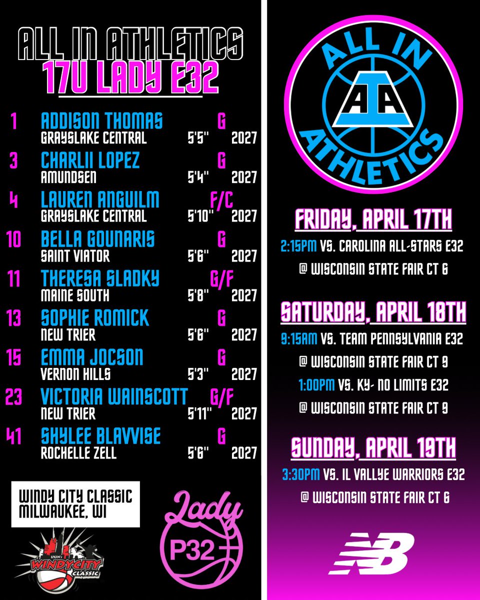 ALL IN Elite Girls Lady P32 tweet media