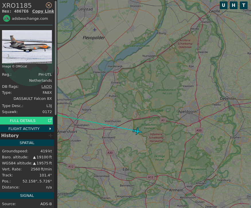 Verstappen's 8X jet just took off! 🛫Holkerveen, Nijkerk