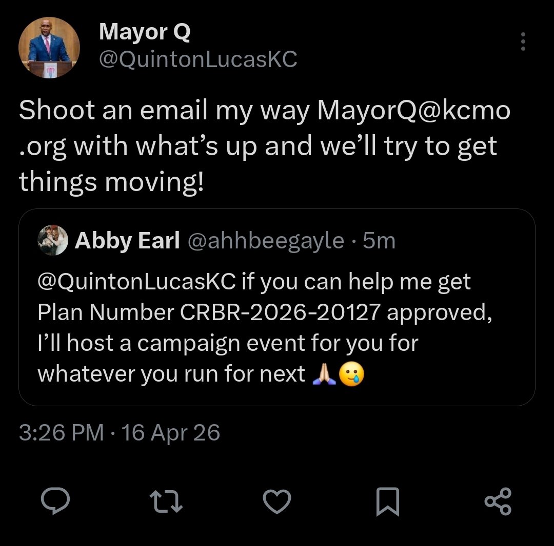 Mayor Q Reposts & Commentary tweet media