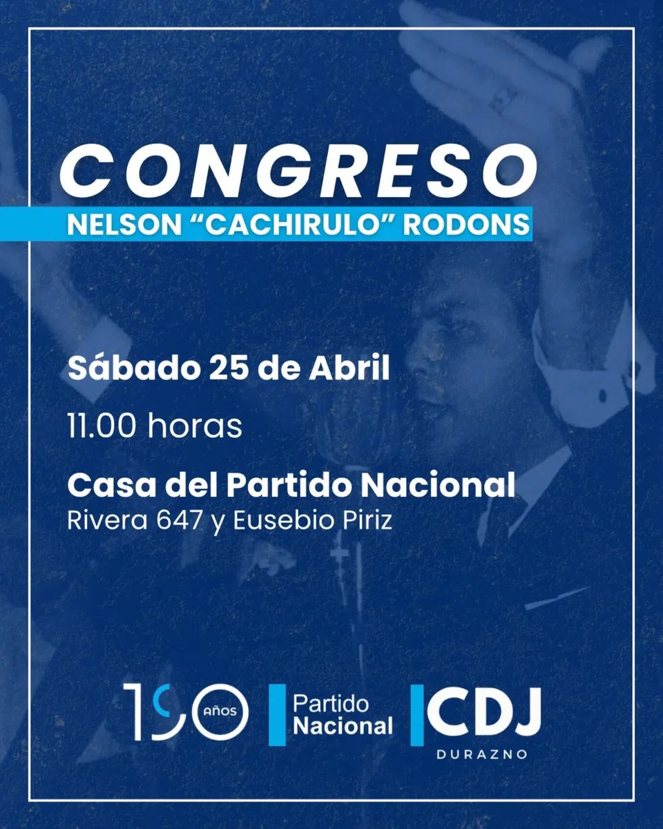 Merecido homenaje a Nelson Rodons, uno de los últimos estrategas políticos de Durazno, quien fuera Edil Departamental por mas de 50 años, Presidente de esa Junta en seis oportunidades, y Secretario General de la Intendencia de Durazno.