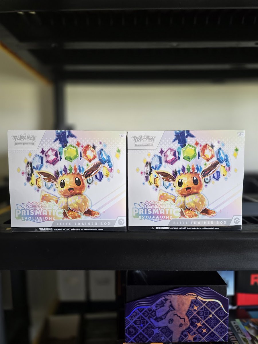 This is the lottery entry post for a Prismatic Evolutions ETB for BULK TRADE ONLY. NO CASH. PLEASE read the full post and extra info reply.  

Please only enter this if you are sure you will have enough bulk to cover the amount in full. Please DO NOT submit your form unless I DM