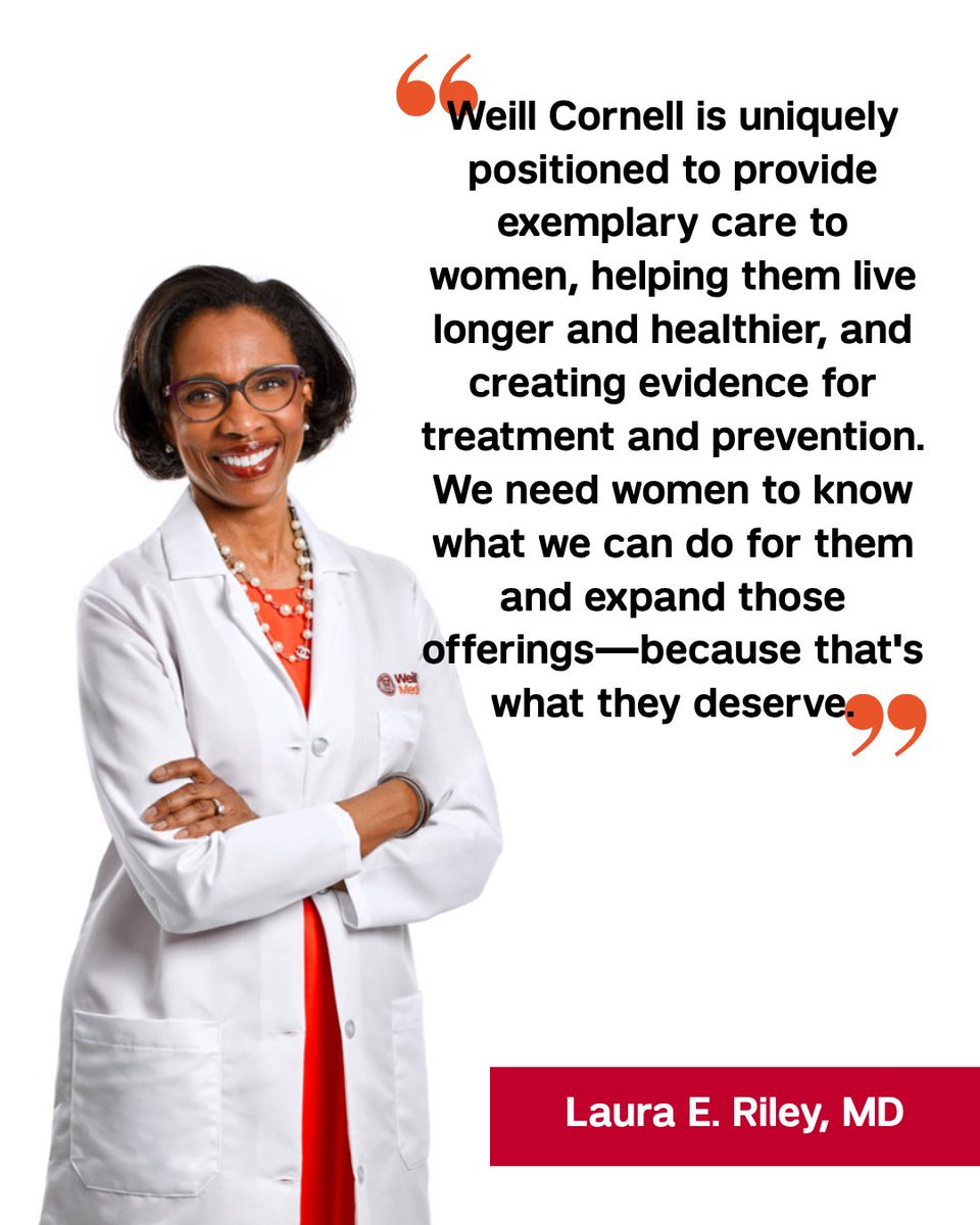 WCM_OBGYN's tweet image. Dr. Laura Riley has been appointed inaugural Executive Director for Women’s Health at @WeillCornell, enabling her to advance care across specialties and strengthen education in women’s health. Read more via the link in our bio. #womeninmedicine #medicalleadership #obgyn