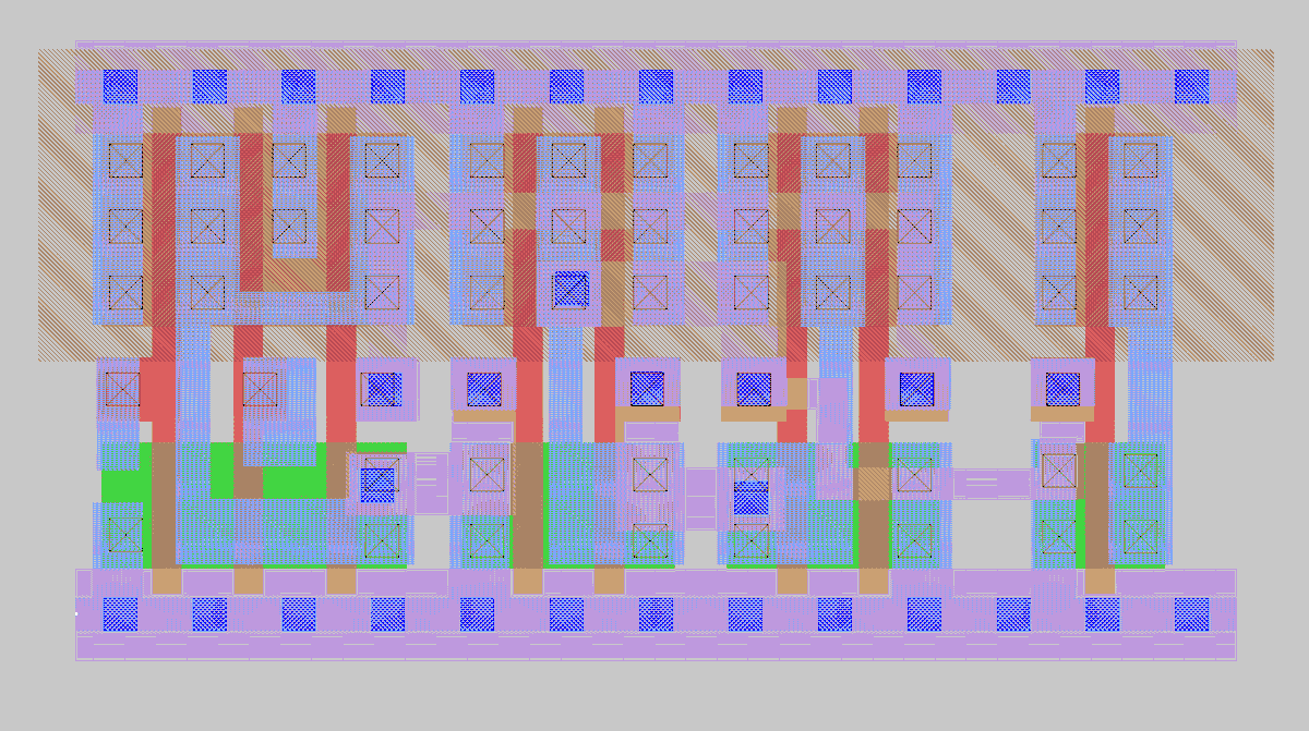 LattrexInc's tweet photo. I spent a week drawing a custom SKY130 cell in Magic. Then I looked at the characterization work ahead. With tapeout approaching, the math stopped working.

Full post -> https://t.co/xYEu5vlJzY

#OpenSourceSilicon #ChipDesign #ASIC #SKY130 #Magic #AsyncDesign https://t.co/EO1oi7cfGv