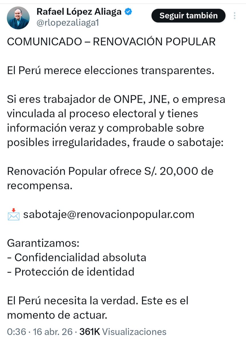 La Salita del SIN 🇵🇪 tweet media