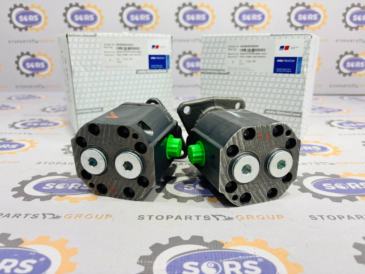 stoparts's tweet photo. 🔧 MTU X53608200005 — Low Pressure Fuel Pump
Engine reliability starts with the quality of its components.
In the photo — an original MTU fuel pump (X53608200005), available in stock at STOPARTS LTD.
This component plays a critical role in ensuring stable fuel supply and smooth engine operation.
💡 Why choose genuine MTU spare parts:
✔️ Guaranteed compatibility
✔️ Long service life
✔️ Reliable engine performance
✔️ Compliance with OEM standards
📦 In stock — fast delivery without long lead times.

STOPARTS LTD specializes in supplying original spare parts for MTU engines, providing customers worldwide with reliable solutions for maintenance and repair.

📩 Contact us for pricing and delivery details.

#MTU #Stoparts #DieselEngines #SpareParts #OriginalParts #FuelPump #MarineEngines #PowerGeneration
