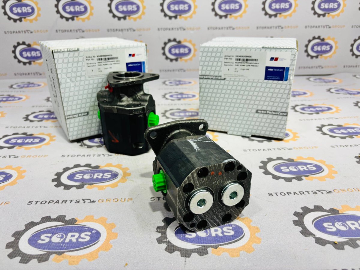 stoparts's tweet photo. 🔧 MTU X53608200005 — Low Pressure Fuel Pump
Engine reliability starts with the quality of its components.
In the photo — an original MTU fuel pump (X53608200005), available in stock at STOPARTS LTD.
This component plays a critical role in ensuring stable fuel supply and smooth engine operation.
💡 Why choose genuine MTU spare parts:
✔️ Guaranteed compatibility
✔️ Long service life
✔️ Reliable engine performance
✔️ Compliance with OEM standards
📦 In stock — fast delivery without long lead times.

STOPARTS LTD specializes in supplying original spare parts for MTU engines, providing customers worldwide with reliable solutions for maintenance and repair.

📩 Contact us for pricing and delivery details.

#MTU #Stoparts #DieselEngines #SpareParts #OriginalParts #FuelPump #MarineEngines #PowerGeneration