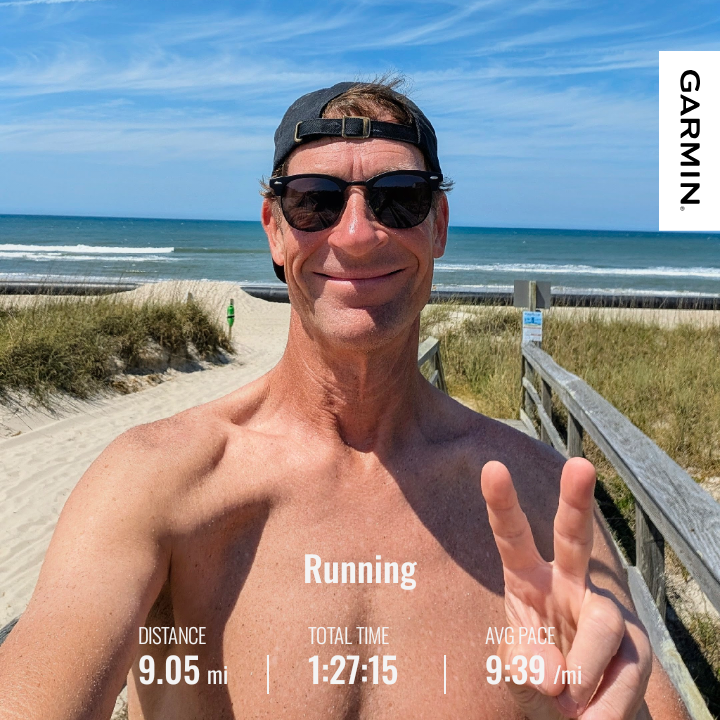 geoffcbrown's tweet image. Beach 9-Miles. 🌊 The headwind on the return was so strong it could have easily held me upright. 😅💨 #MOVE