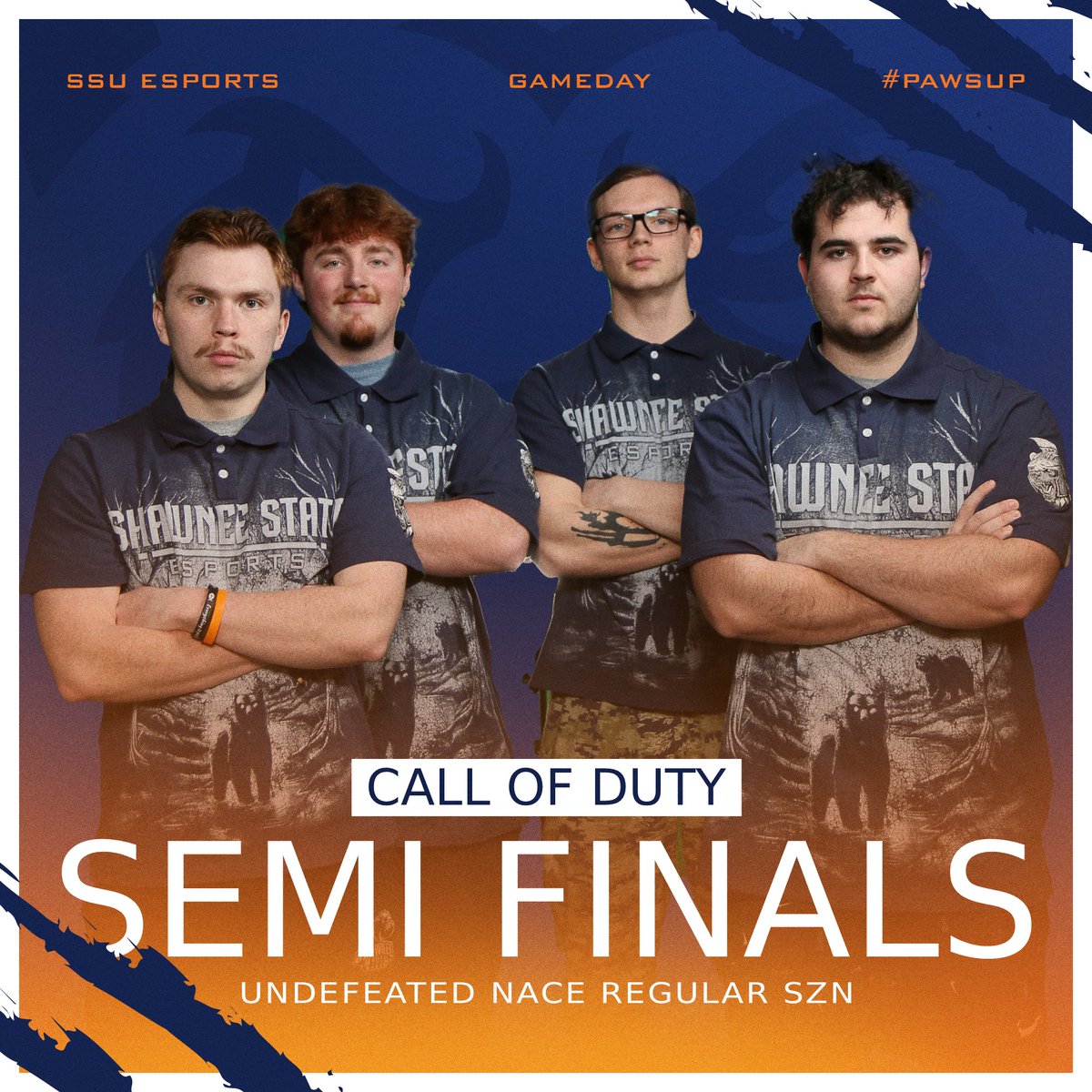 SSUAcademy's tweet photo. the boys are back

SSU CoD claimed an undefeated regular szn in @NACEsports varsity plus and theyre not done yet

after a 3-1 win in round one vs SIC Esports, SSU takes on @BWUEsports academy in the semis

mark your calendars for 4/22/26 at 830pm to catch this epic clash

#PawsUp https://t.co/kia1HpfQsn