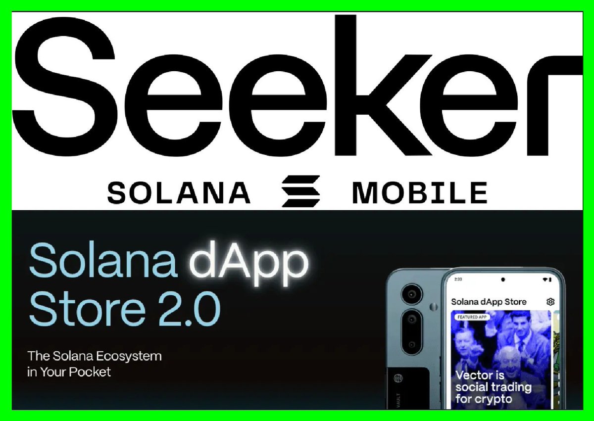 Most people are still using crypto like it’s 2021.

Desktop / Clunky wallets / Too much friction

Meanwhile, Solana Mobile Seeker + $SKR are quietly building a new mobile layer.

This is usually where the biggest upside starts.

Here’s how to position early 🧵👇

1️⃣ The Shift

✅