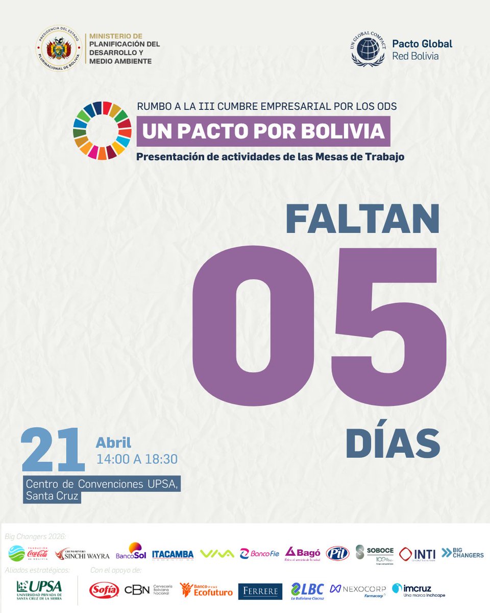 Pacto Global Red Bolivia tweet media