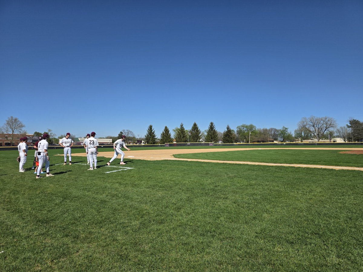 molinebaseball's tweet photo. You are looking live at a #SunDrenched Holmgren Field on a perfect day for baseball! It'll be Moline hosting Dunlap at 4:30p CDT. Join us... #DL https://t.co/2Hn0FgG5b3