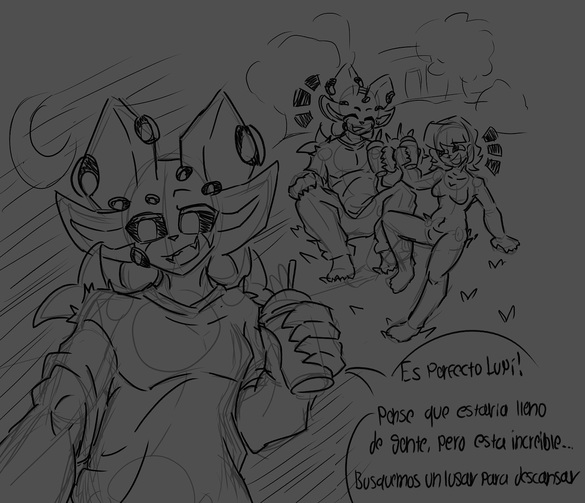 NeferFv's tweet image. Salidita de xhill al parque maigat

#ocart #sketchart