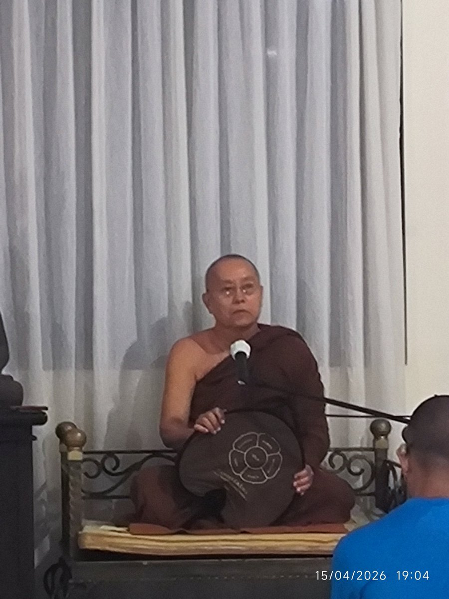 dharmagiri_vhr's tweet photo. Latihan Vipassanā Bhāvanā Teknik Mahasi Sayadaw telah dimulai di Vihāra Dharma Giri. 

Latihan ini dibimbing oleh Sayadaw Nanda Siddhi, akan berlangsung hingga tanggal 24 April 2026. https://t.co/5O151QzuAp