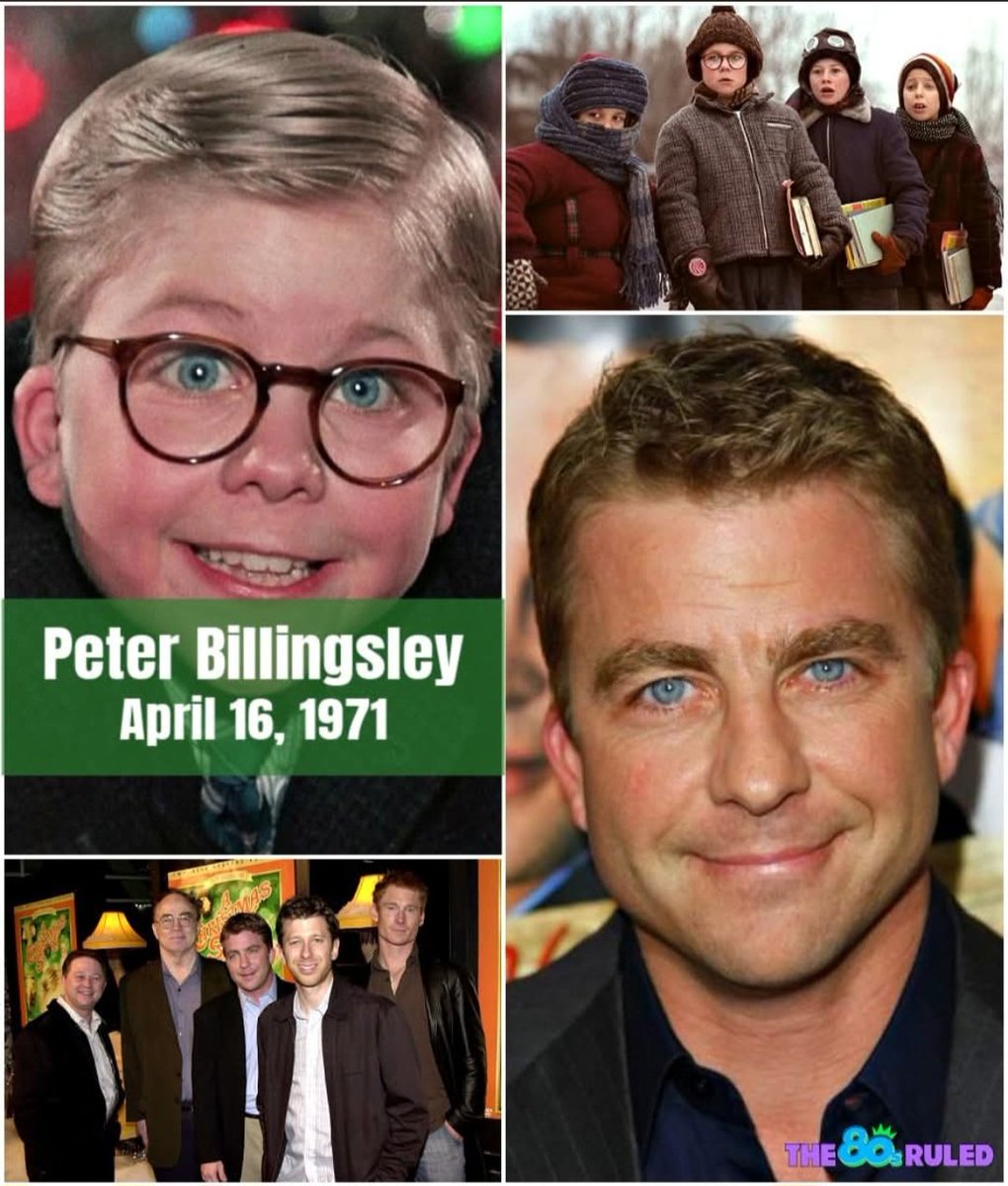 Happy birthday today to Peter Billingsley, aka Ralphie from A Christmas Story, born April 16, 1971 in New York City!