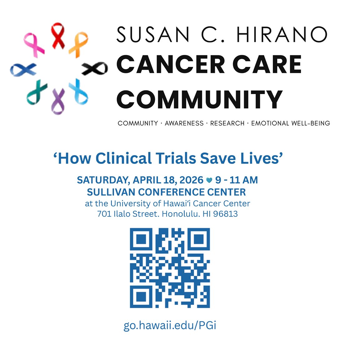 University of Hawaii Cancer Center tweet media