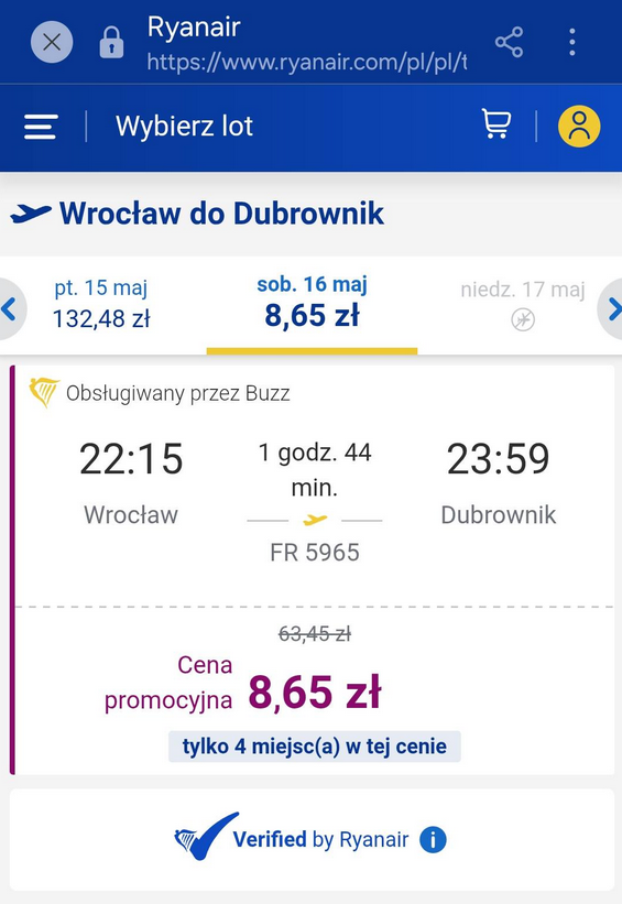 OliWojowniczka's tweet image. #tanieloty ✈️ UWAGA, rekord cenowy, lot z Wrocławia do Bristolu za 25 groszy, Dubrownik z Wrocławia za 8,65 zł 😮 

#ryanair