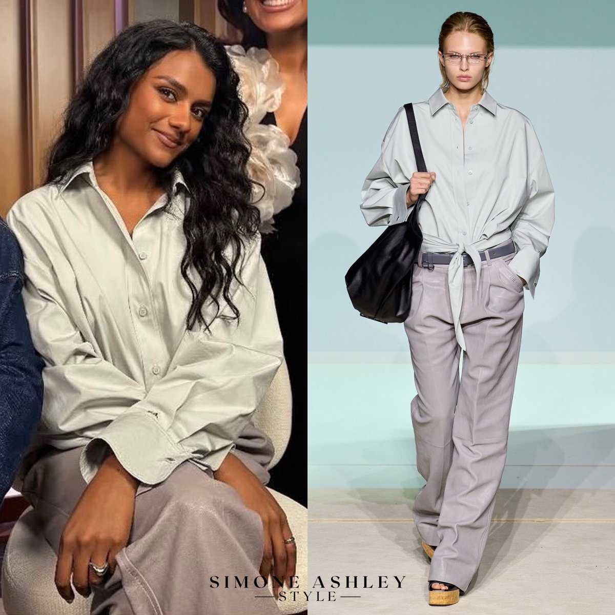 SimoneAshleySty's tweet photo. Simone Ashley wears #TheAttico Spring/Summer 2026 for ‘The Devil Wears Prada 2’ press https://t.co/ZZdu4nJRoG