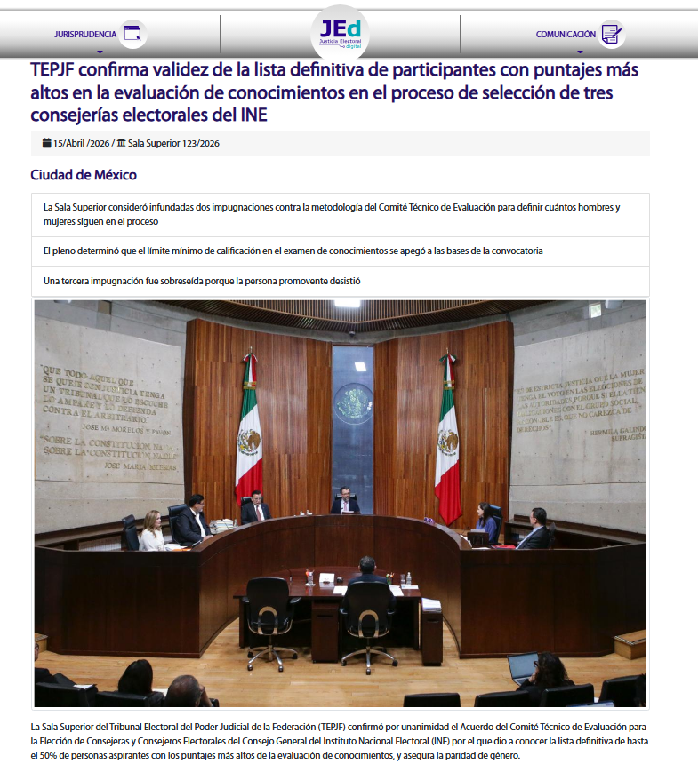 No importa la cercanía de los perfiles a la 4T

Perfiles afines rozaron la perfección: 99 de 100 puntos

Tampoco pesan las dudas por una posible filtración de exámenes

El Tribunal Electoral valida el proceso

Todo el procedimiento apesta a SIMULACIÓN