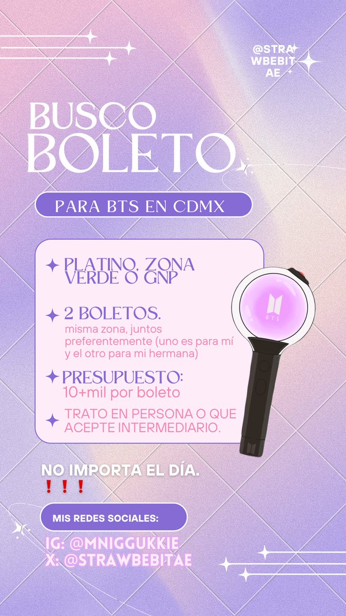 𝟢𝟩 ★ taelarity verá a BTS VIP + SC 2027 ͏ᓭི༏ᓯྀ ˖ tweet media