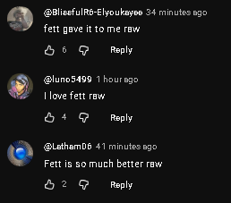 yeah idk why i thought the comments could be anything different lmao