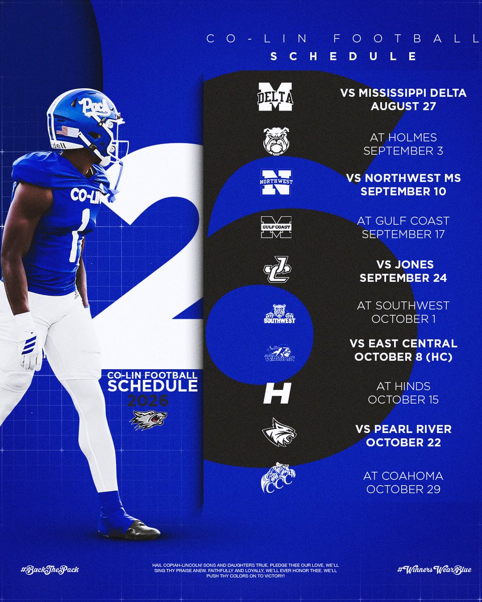 The 2026 football schedule is here 👀🍿

#BackThePack