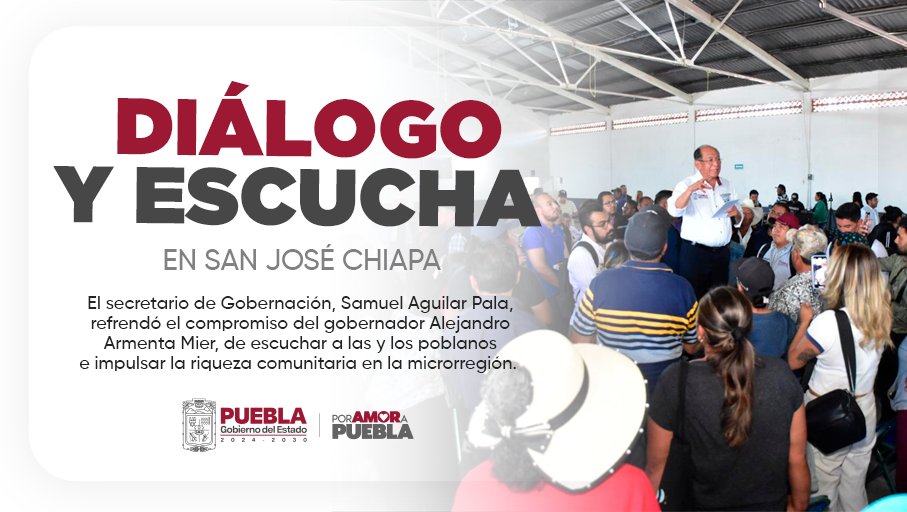 Gobierno de Puebla tweet media