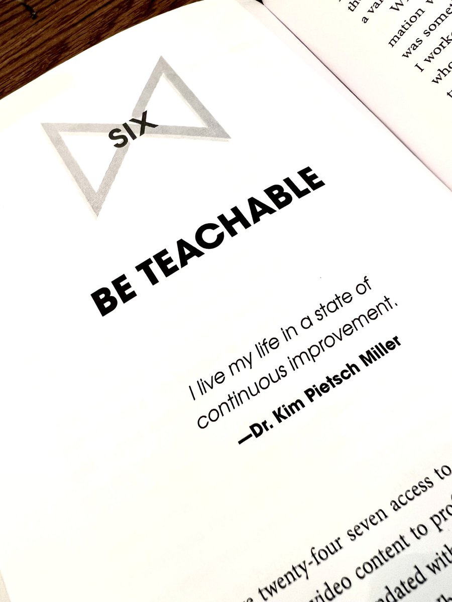 burgessdave's tweet image. BE TEACHABLE!

One of many essential principles in Be Great by @Dwight_Carter!!
Check out this inspirational book today and raise your game! 
amzn.to/3Qq6ScP
#dbcincbooks #leadlap #tlap #edleaders